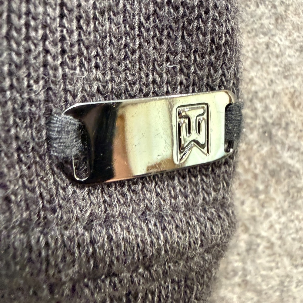 Tiger Woods Collection Quarter Zip Sweater Mens XL Gray Knit Mock Golf - Picture 3 of 13